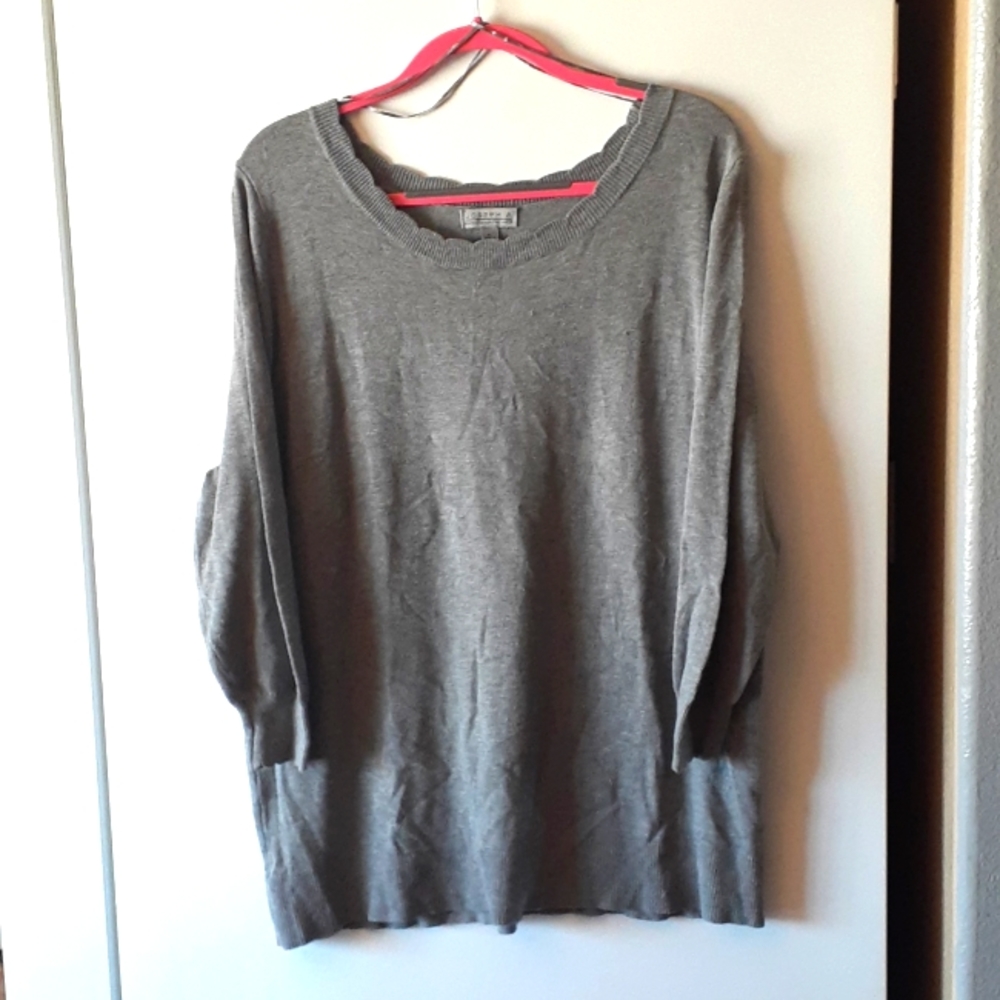 Gray sweater